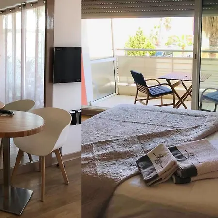 Côte D'azur Joli 3 étoiles , 50m Plage, Climatisation , Parking Privé Villeneuve-Loubet